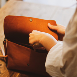 長財布が入るショルダーバッグ　(受注生産) 2枚目の画像