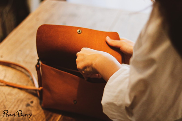 長財布が入るショルダーバッグ　(受注生産) 2枚目の画像