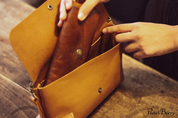 長財布が入るショルダーバッグ　(受注生産) 3枚目の画像