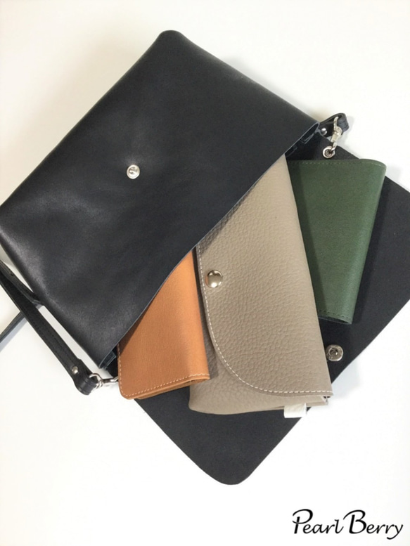 長財布が入るショルダーバッグ　(受注生産) 5枚目の画像