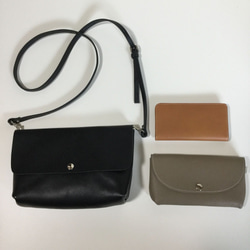 長財布が入るショルダーバッグ　(受注生産) 6枚目の画像