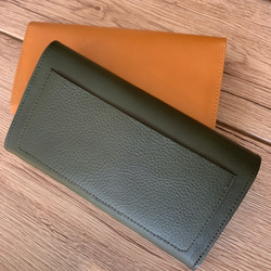 たっぷり収納の長財布 ♪便利な外ポケット付き 9枚目の画像