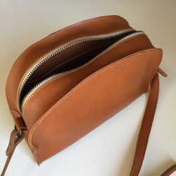 ハーフムーンバッグ(大・マチ広タイプ)  折りたたみ傘も入ります♪ (受注生産) 2枚目の画像