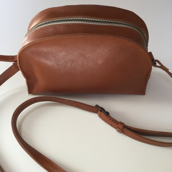 ハーフムーンバッグ(大・マチ広タイプ)  折りたたみ傘も入ります♪ (受注生産) 4枚目の画像