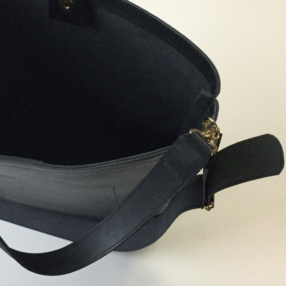 ゴールド金具の２WAYショルダー（受注生産） 5枚目の画像