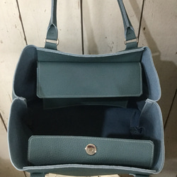 きれいめ大きめ蓋つきトートバック ♫(受注生産) 4枚目の画像