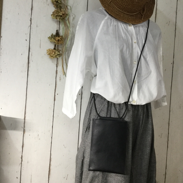 お出かけミニサコッシュ ♫ (受注生産) 3枚目の画像