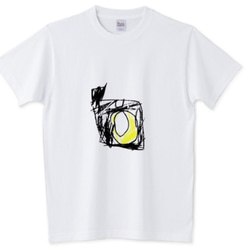 camera 落書き風カメラプリントTシャツ 1枚目の画像