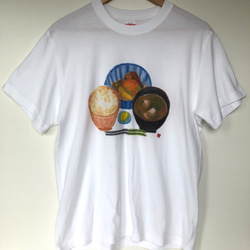 肉じゃが定食Tシャツ 1枚目の画像