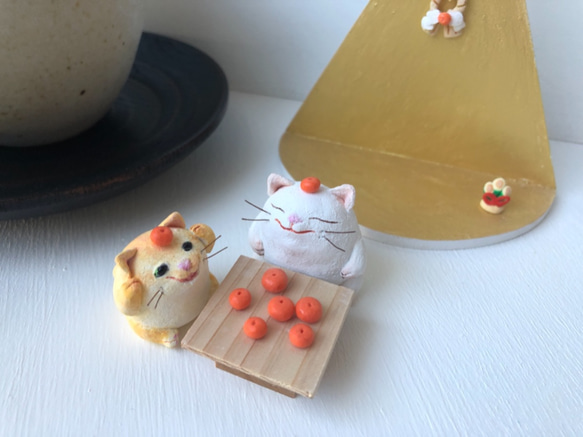 鏡餅みたいな猫さんお正月セット 7枚目の画像