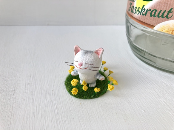 [轉賣] Felt Spring Cat-san Great Tiger White Made-to-Order 第4張的照片