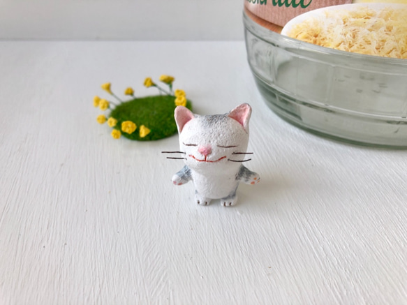 [轉賣] Felt Spring Cat-san Great Tiger White Made-to-Order 第6張的照片