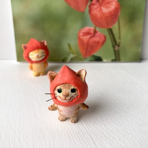 ほおずき猫さん（キジトラ） その他人形 松岡 ぜんぶ 通販