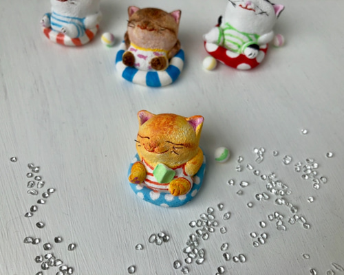 取り置き中　Popcorn   他3枚　小作品　猫の絵 luckeycat-resin-shou-ogimage.jpg