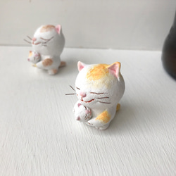 《再販》逢いたかった猫さん　黄トラ白 受注制作 1枚目の画像