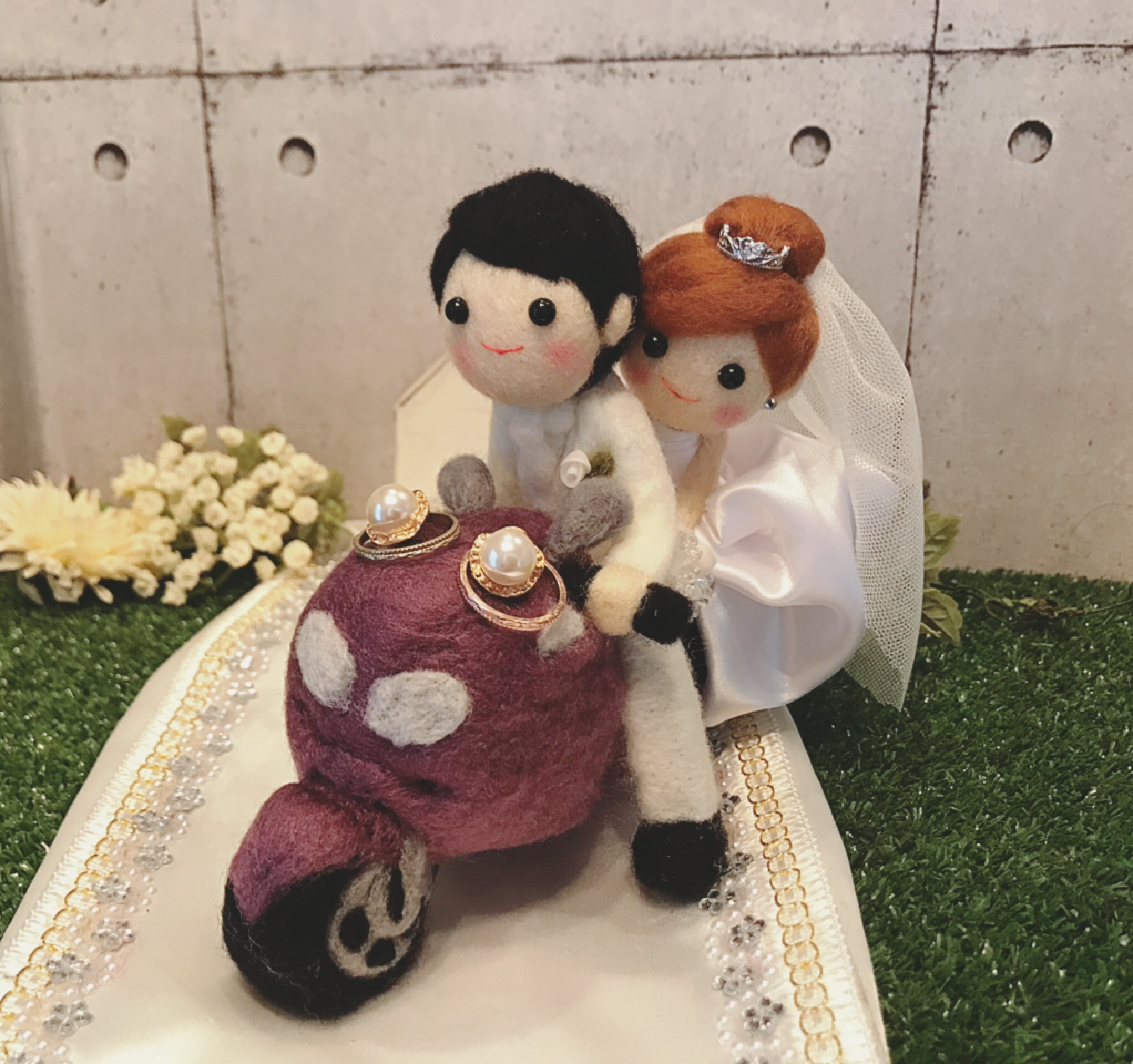 受注製作　オーダー☆ウェディングドール 車orバイクつき