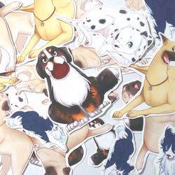 10種の大型犬シール【再販】 シール・ステッカー もちまる 通販  