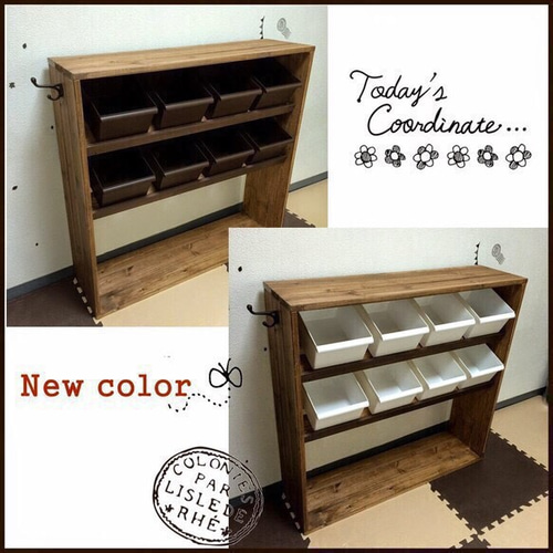 特別幅広バージョン】ケース付き☆おもちゃ箱収納ラック/本棚/お片づけ