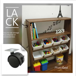 組立不要！サイズオーダー可能】4段☆おもちゃ箱収納ラック♪/取り出し