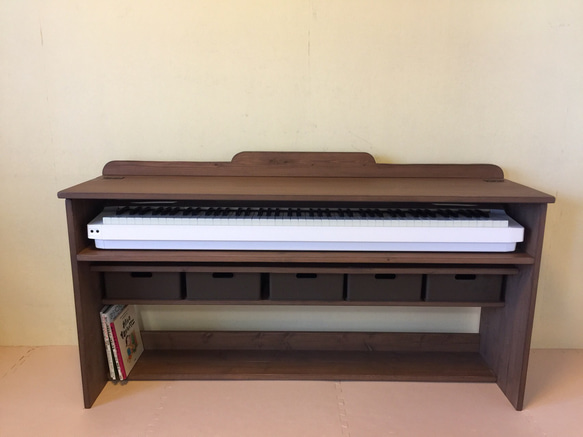 【サイズ修正用】電子ピアノキーボード台&勉強机&おもちゃ収納ラック 3枚目の画像