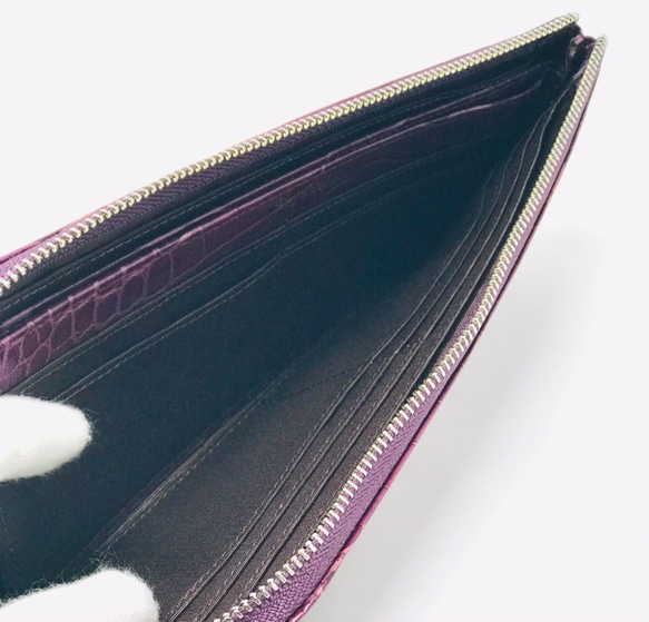 GS–580 ナイル　アスワンクロコthisle violetアザミ色です。14,300税込→7,150税込 6枚目の画像