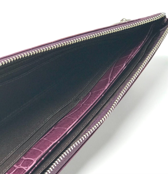 GS–580 ナイル　アスワンクロコthisle violetアザミ色です。14,300税込→7,150税込 7枚目の画像