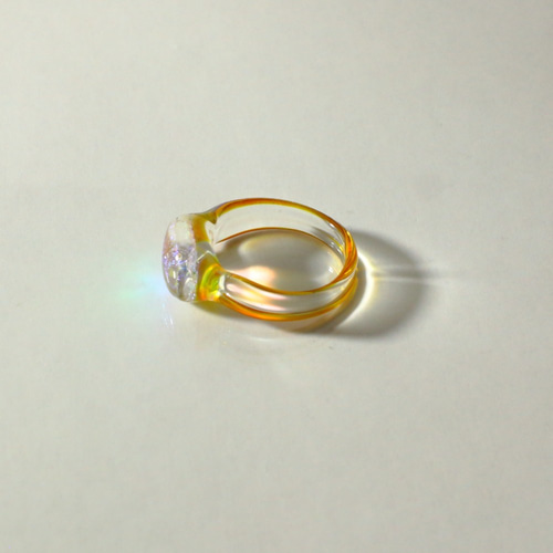 ガラスリング 15個 ガラスリング water ＊ | nenekoko craft ＊おしゃれなガラス