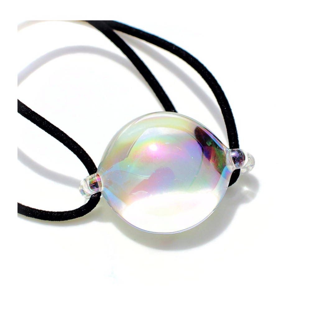 シャボン玉　オーロラ　ガラス