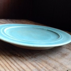値下げoutlet:robin egg's blue plate (lim) 2枚目の画像