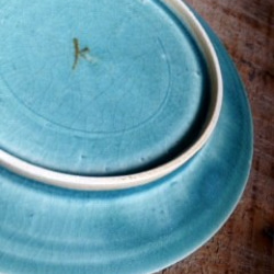 値下げoutlet:robin egg's blue plate (lim) 3枚目の画像