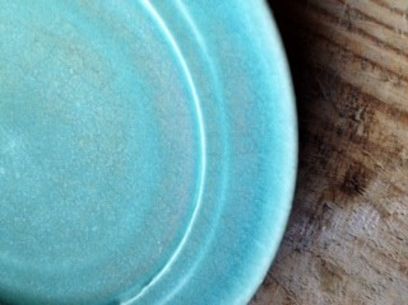 値下げoutlet:robin egg's blue plate (lim) 4枚目の画像