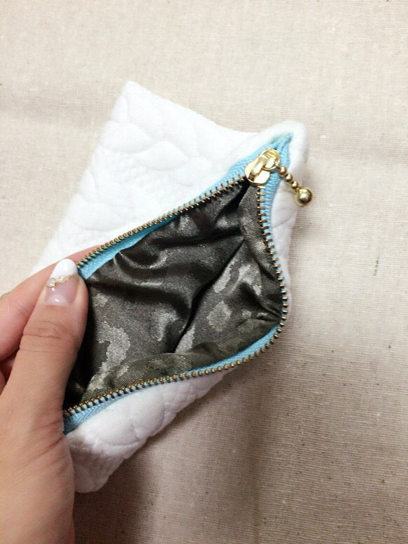 knit cloth ♡ cosmetic pouch 3枚目の画像