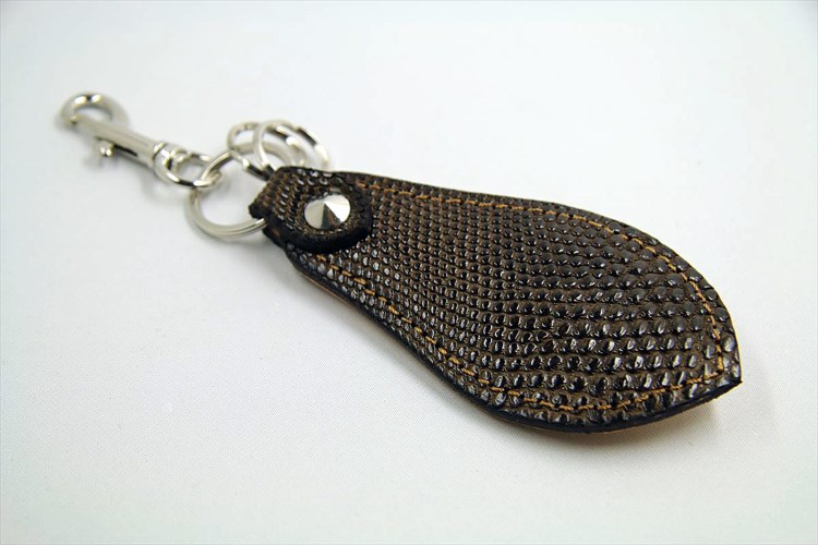 靴べらフォルダー(リザード革)ダークブラウン        Ω