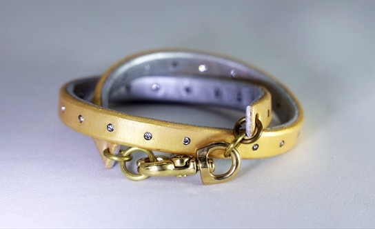 レディス二重バングル(金・銀)