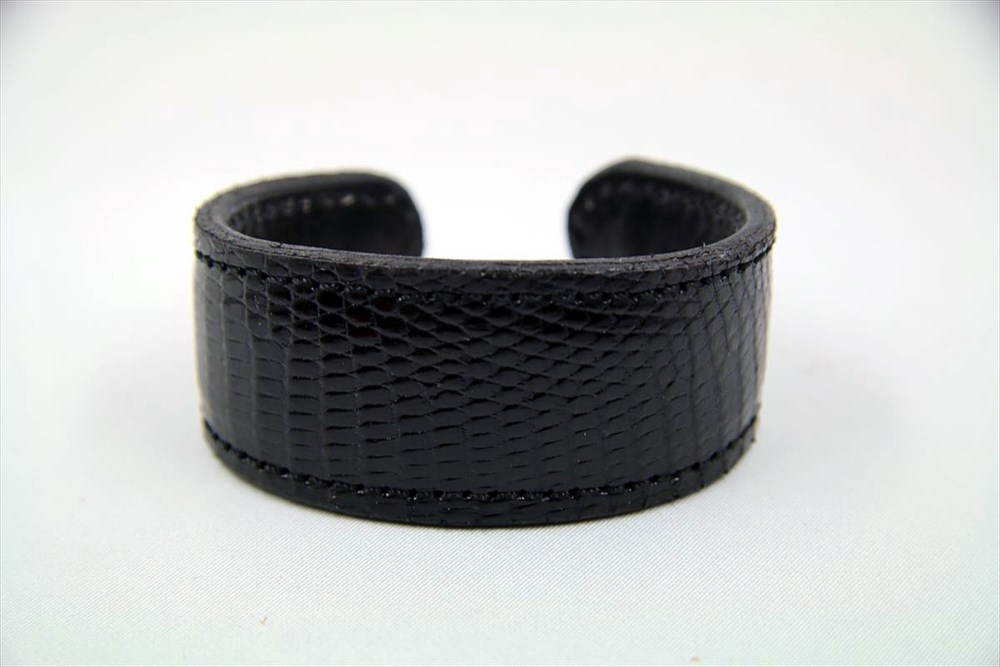バングル(リザード革・レディス黒)