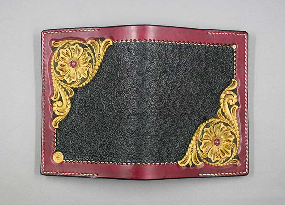 クオバディスダイアリーカバー(ビジネス) ワインレッド/ブラック 