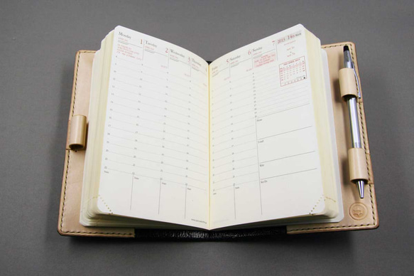 クオバディスダイアリーカバー(ビジネス) ワインレッド/ブラック 