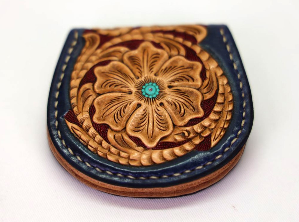 コインケース(紺ベース)