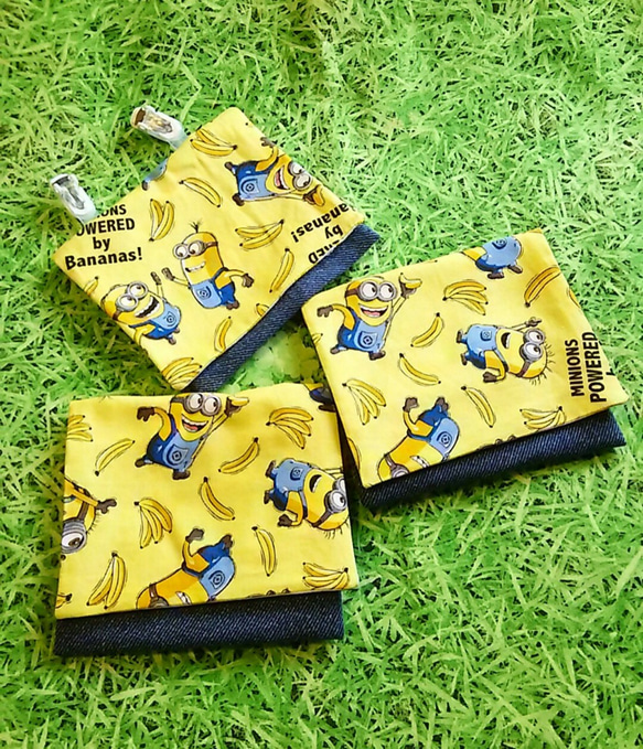 こはる】ミニオンの移動ポケット その他入園グッズ わかば 通販 