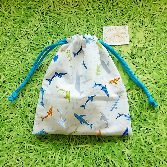 海の王者シャチガーゼハンカチ