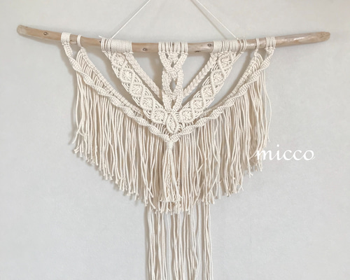 マクラメタペストリー♡m-10 タペストリー・壁掛け micco 通販