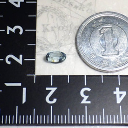 アクアマリン・４（0.55ct・オーバルファセット) 5枚目の画像