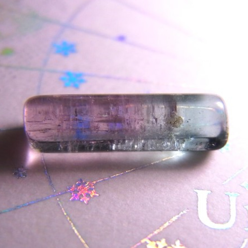 バイカラートルマリン（12×3mm） 天然石 CrazyStone