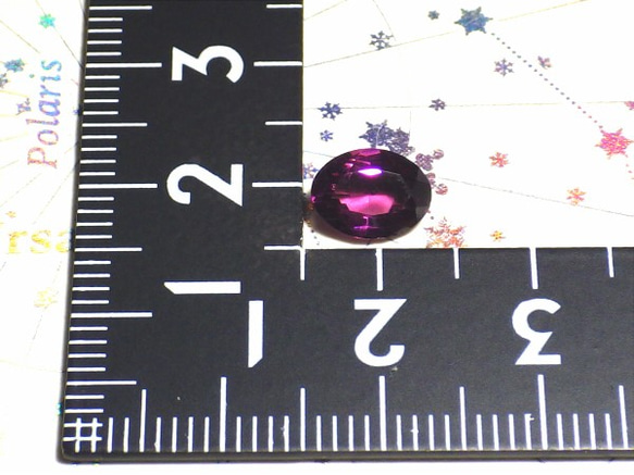 グラスストーン2個セット（8×6mm） 6枚目の画像