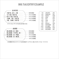 ☆アーチ型刻印可能☆ステンレス製ネームタグ☆ドッグタグ☆送料無料☆ 9枚目の画像