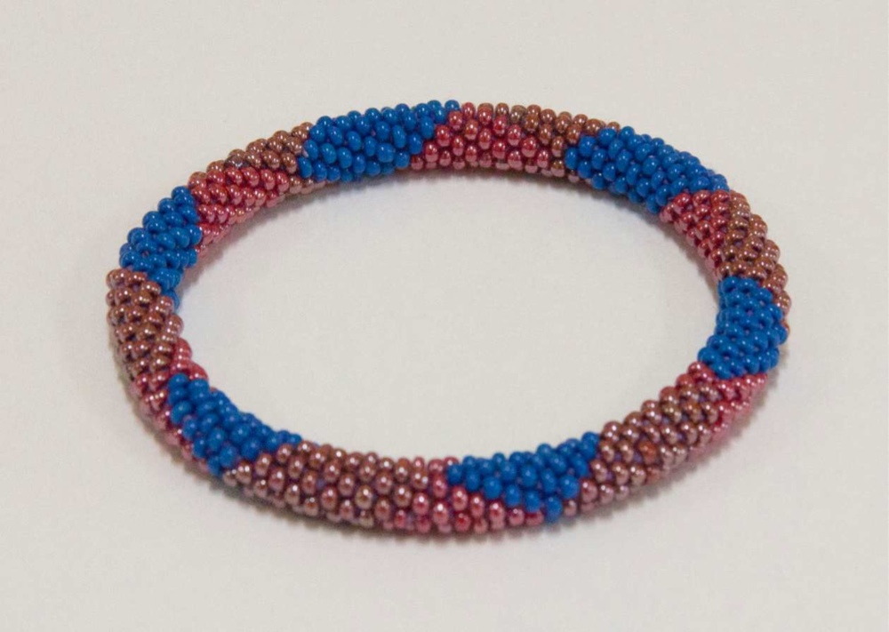 アンティークカパーラボーンビーズのブレスレット　強力護符　ハンドメイド