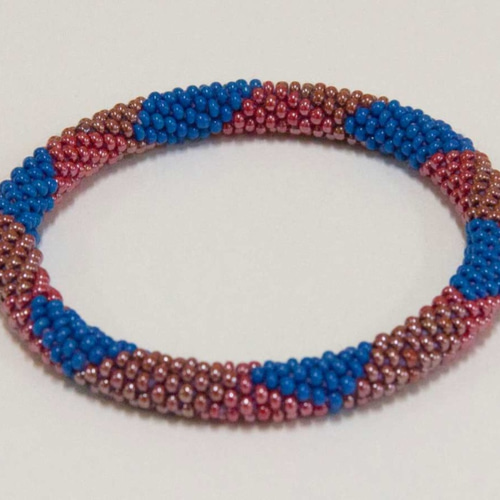 ネパール ビーズのブレスレット（3） フェアトレード（ネパール震災