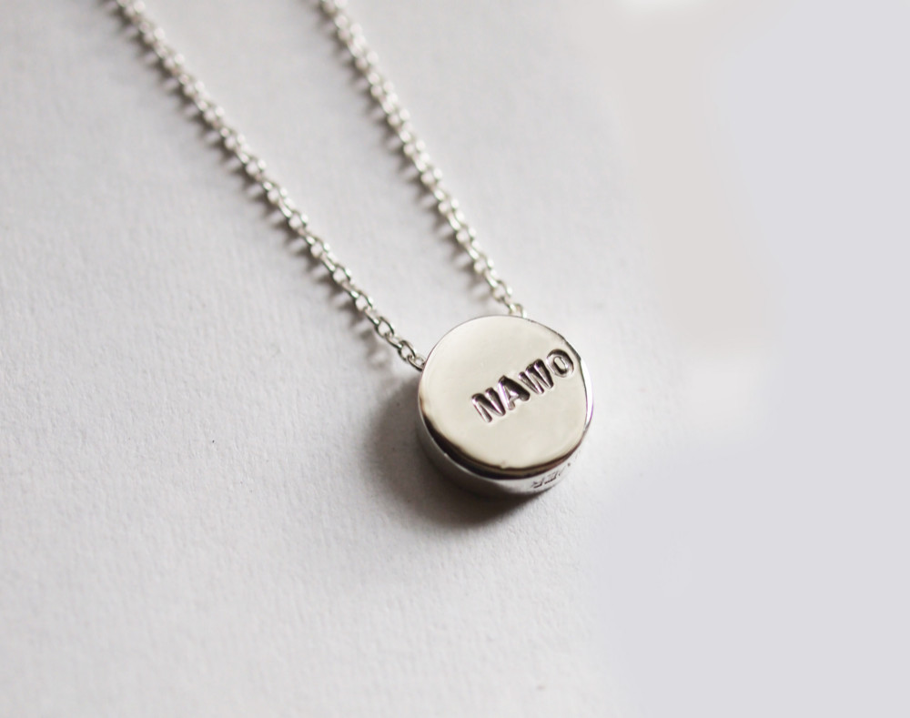 イニシャルネックレス（まる） 7,500円