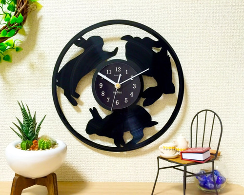 【一点もの！】オリジナル 本物レコードを使用した壁掛け時計 0_2dcc35972bff520327d9ac43f704