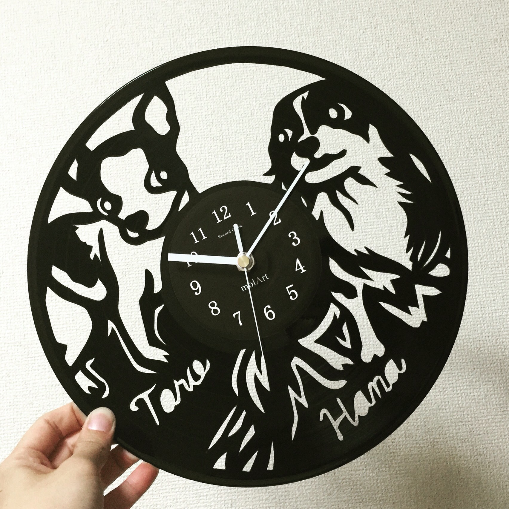 オーダー受付中♪おしゃれなレコード時計・壁掛け時計〜部屋を